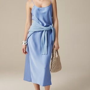 J.Crew Gwyneth slip dress in luster charmeuse